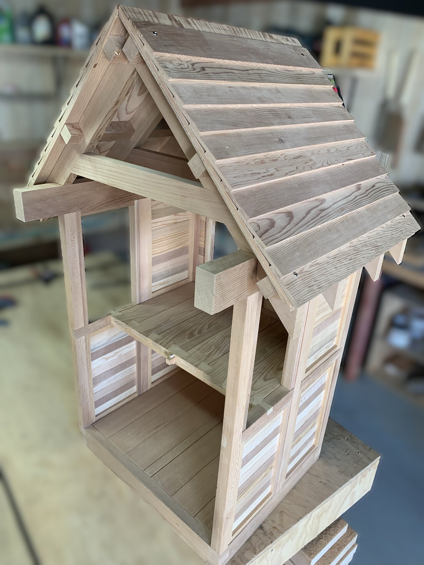 The Dollshouse — mortise-and-tenon joinery at miniature scale